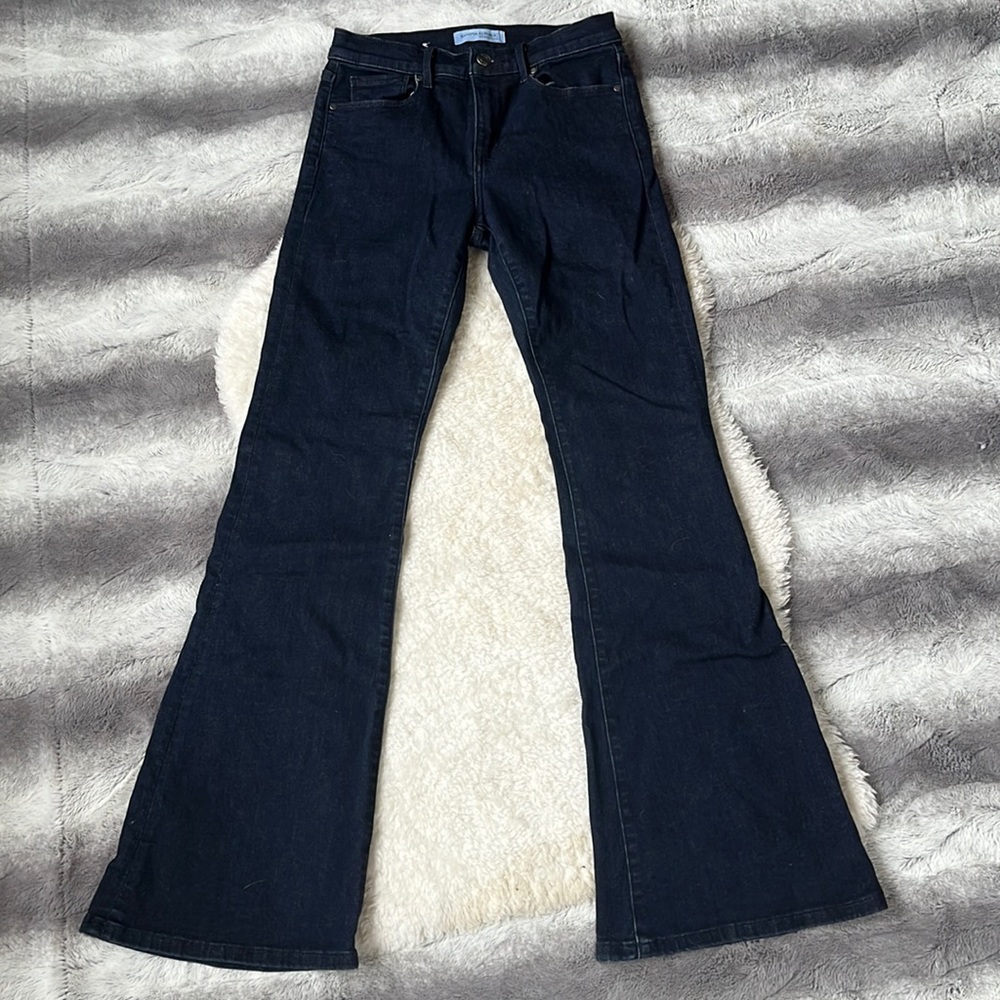 Banana Republic Deep Blue Wash Denim Fit and Flare Jeans